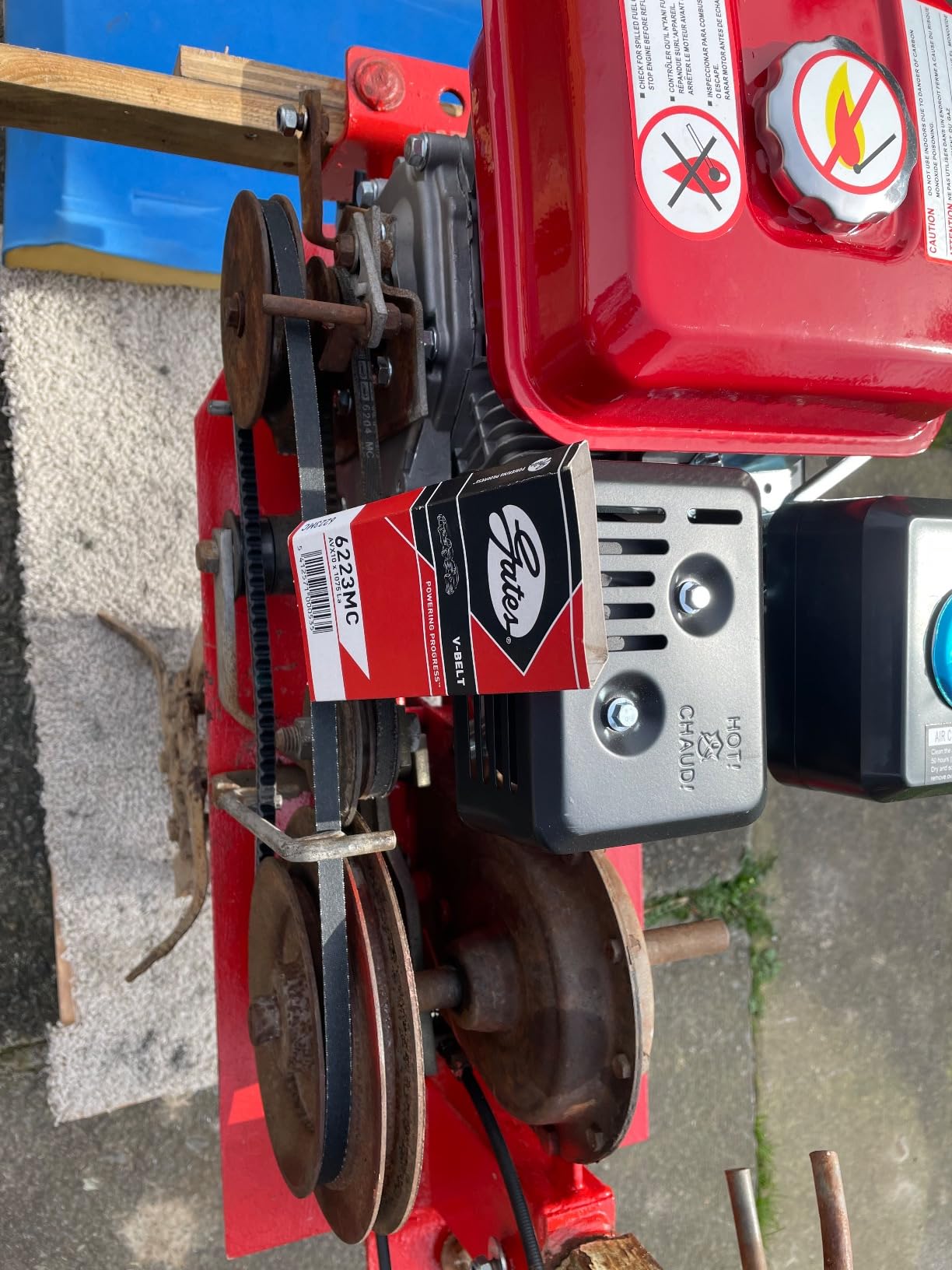 Eberth 6,5CV motore scoppio benzina 196cc albero 20mm