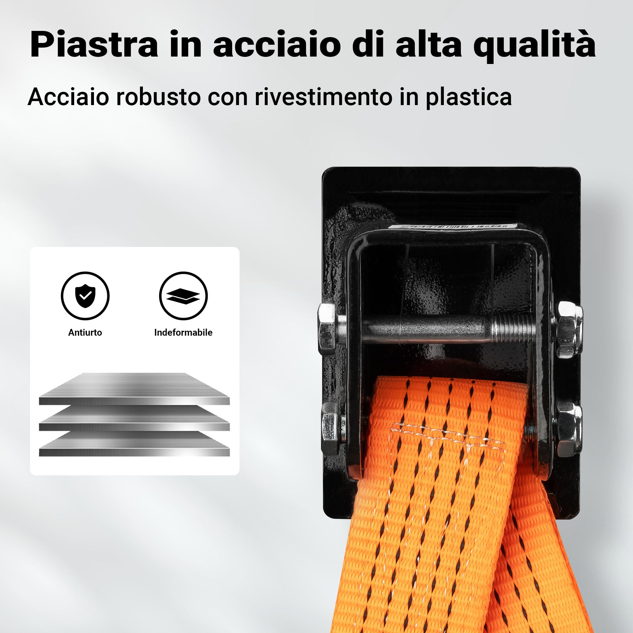 Wiltec Adattatore Ruota sollevatore cerchio Hi-Lift acciaio