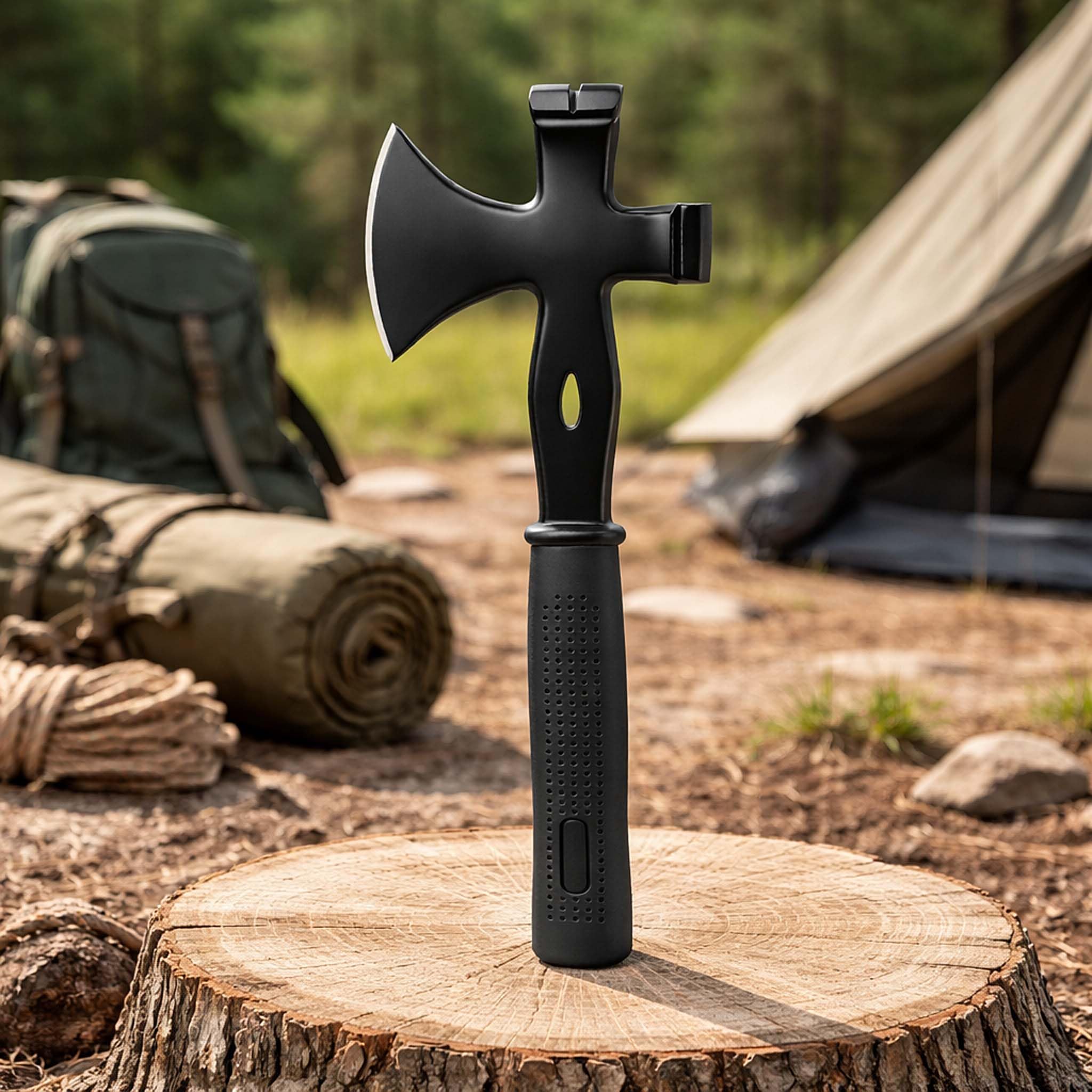 Wiltec accetta multifunzione 3in1 900 g 35 cm con martello