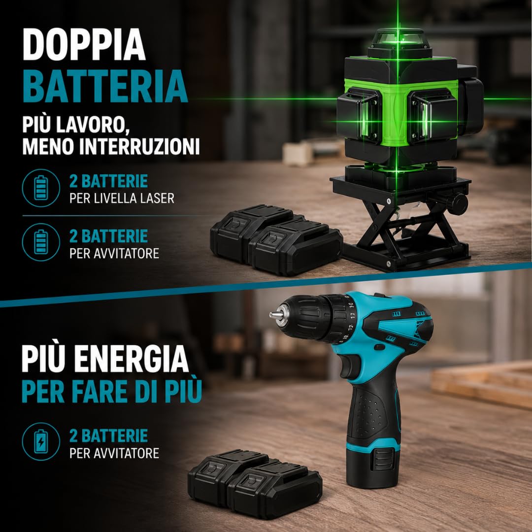 De Rosa Shop Kit 3 in 1 miscelatore 1600W laser 4D