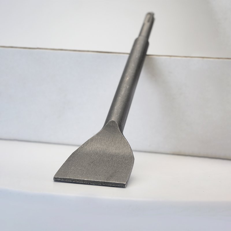 Bormann scalpello SDS Plus 14x250x40mm piegato 15°