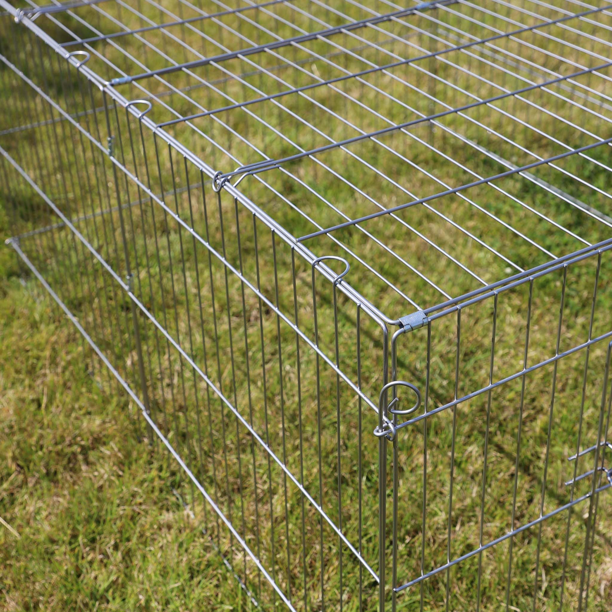 Wiltec Recinto Piccoli Animali 122x95 cm con telo parasole