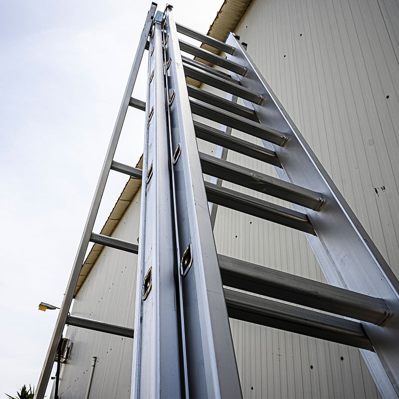 Bormann scala tripla alluminio 3x7 4,28m professionale