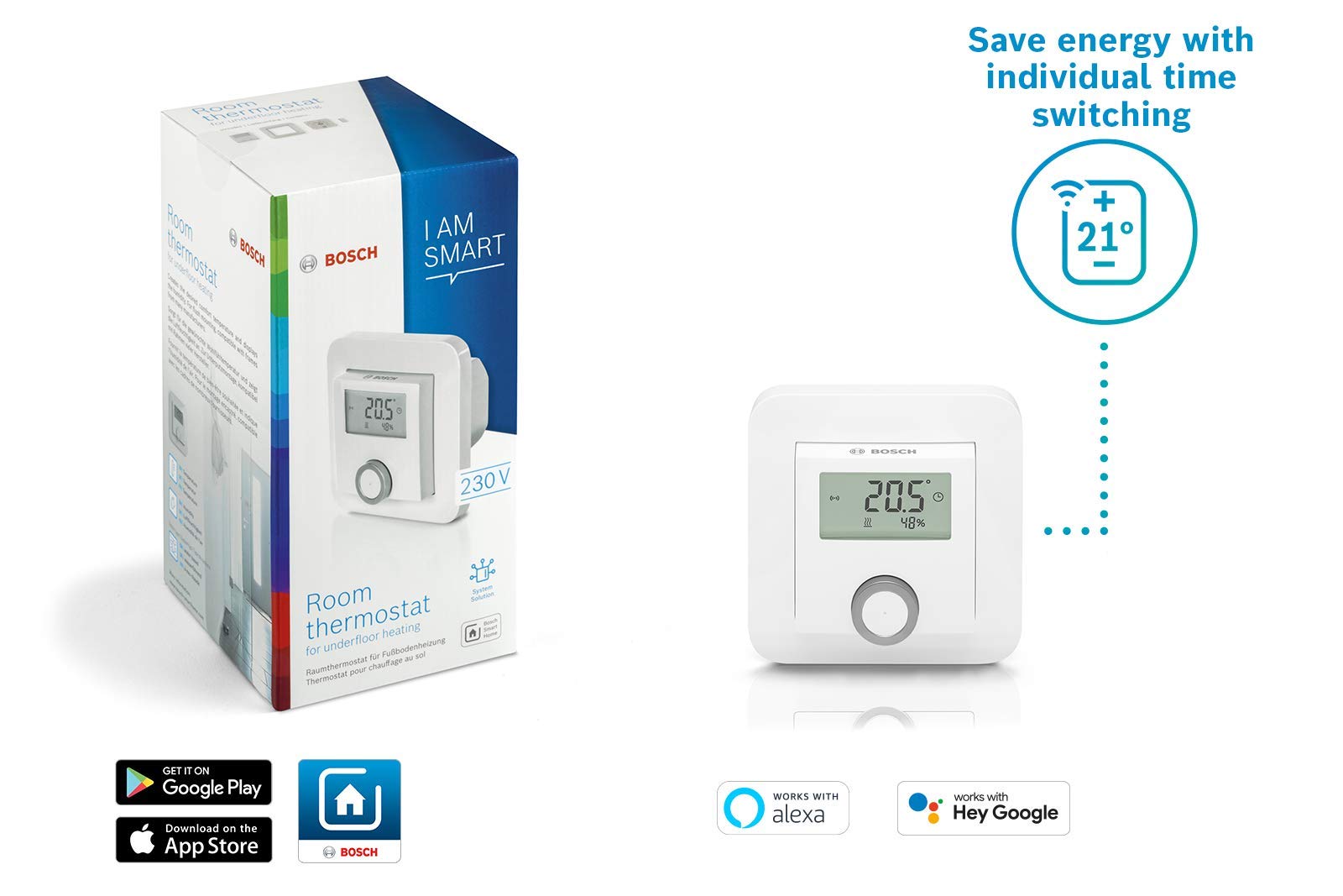 Bosch Smart Home Termostato Pavimento 230V
