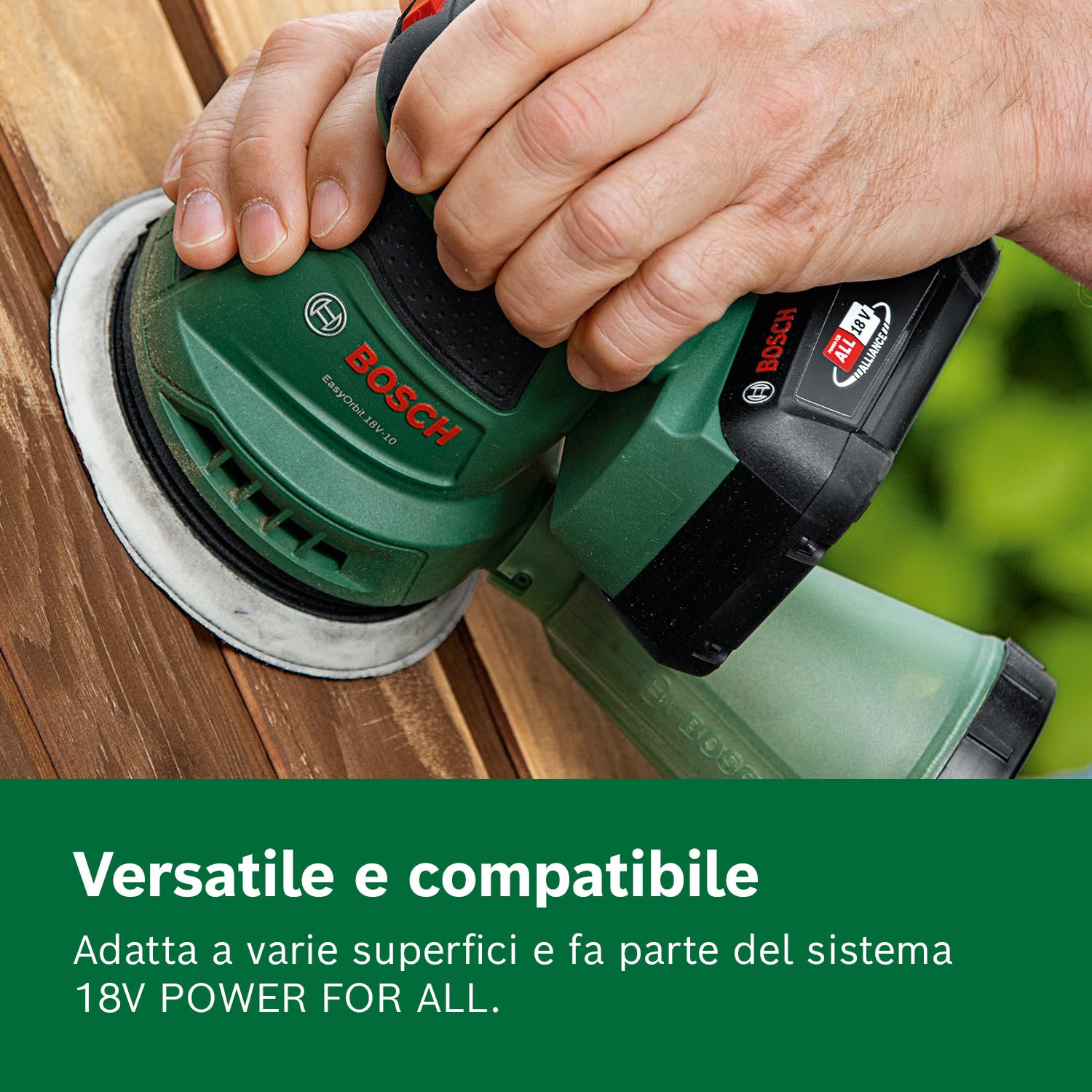 Bosch EasyOrbit 18V-10 Levigatrice 125mm Kit 2.0Ah