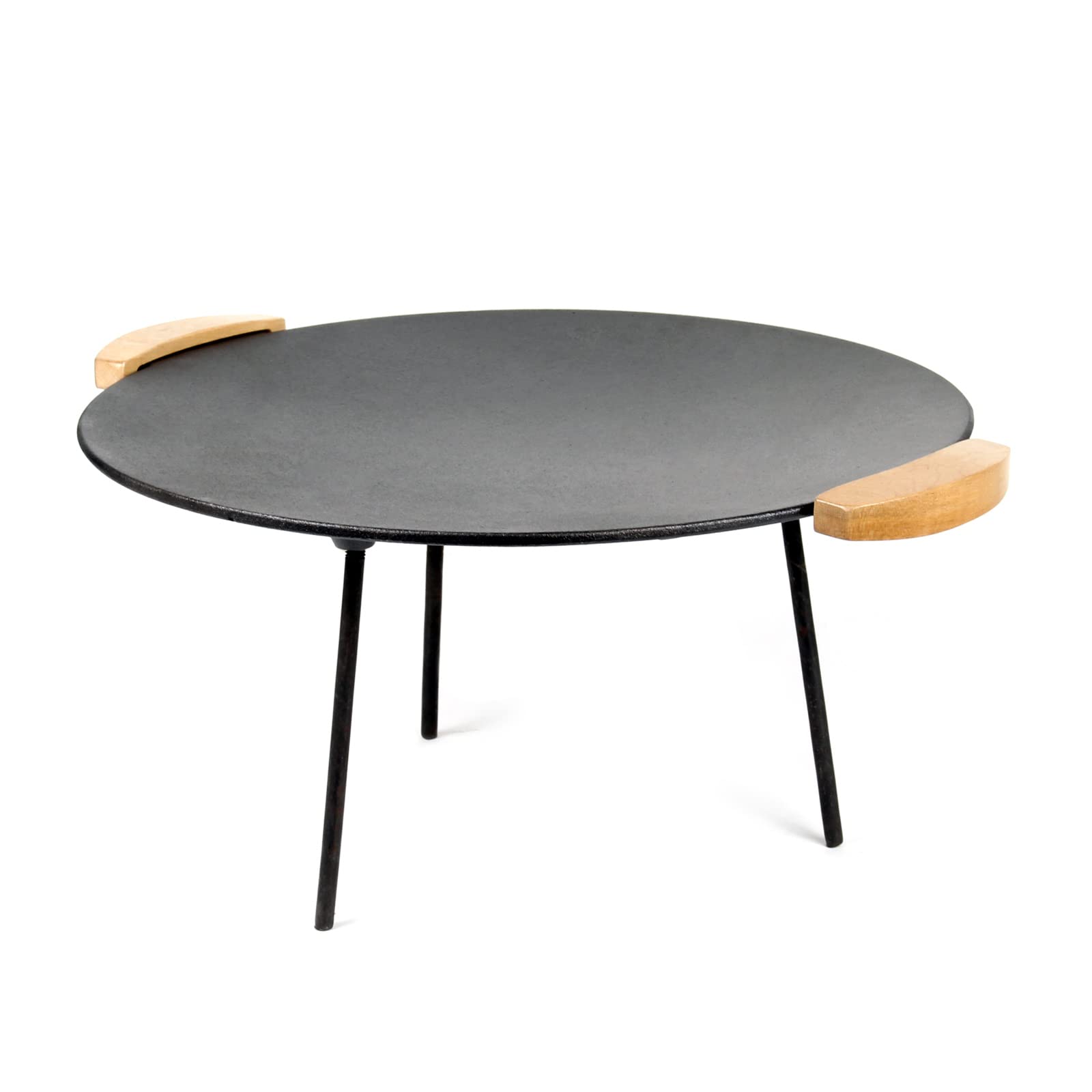 Wiltec Piastra barbecue ghisa rotonda Ø44cm altezza 35cm