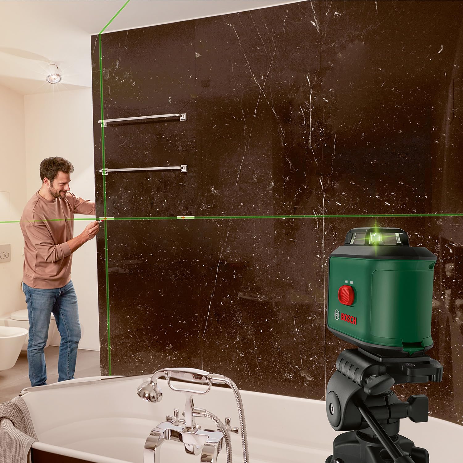 Bosch UniversalLevel 360 livella laser linee verde 360°