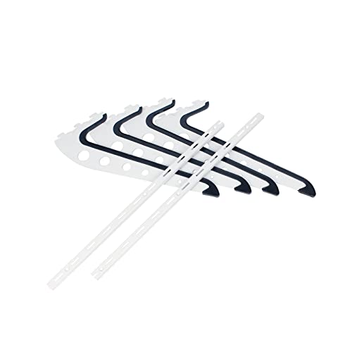 Wiltec Supporto muro surf sci 2 livelli 30 kg ripiano