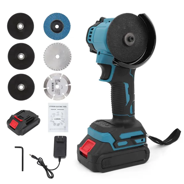 Weytoll Mini Smerigliatrice Angolare 21V 76mm 2 Batterie
