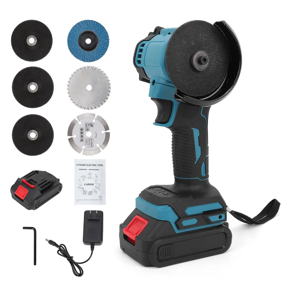 Weytoll Mini Smerigliatrice Angolare 21V 76mm 2 Batterie