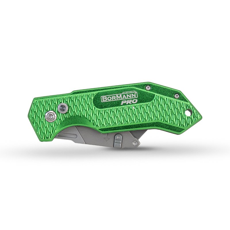 Bormann coltello pieghevole verde 172 mm manico alluminio