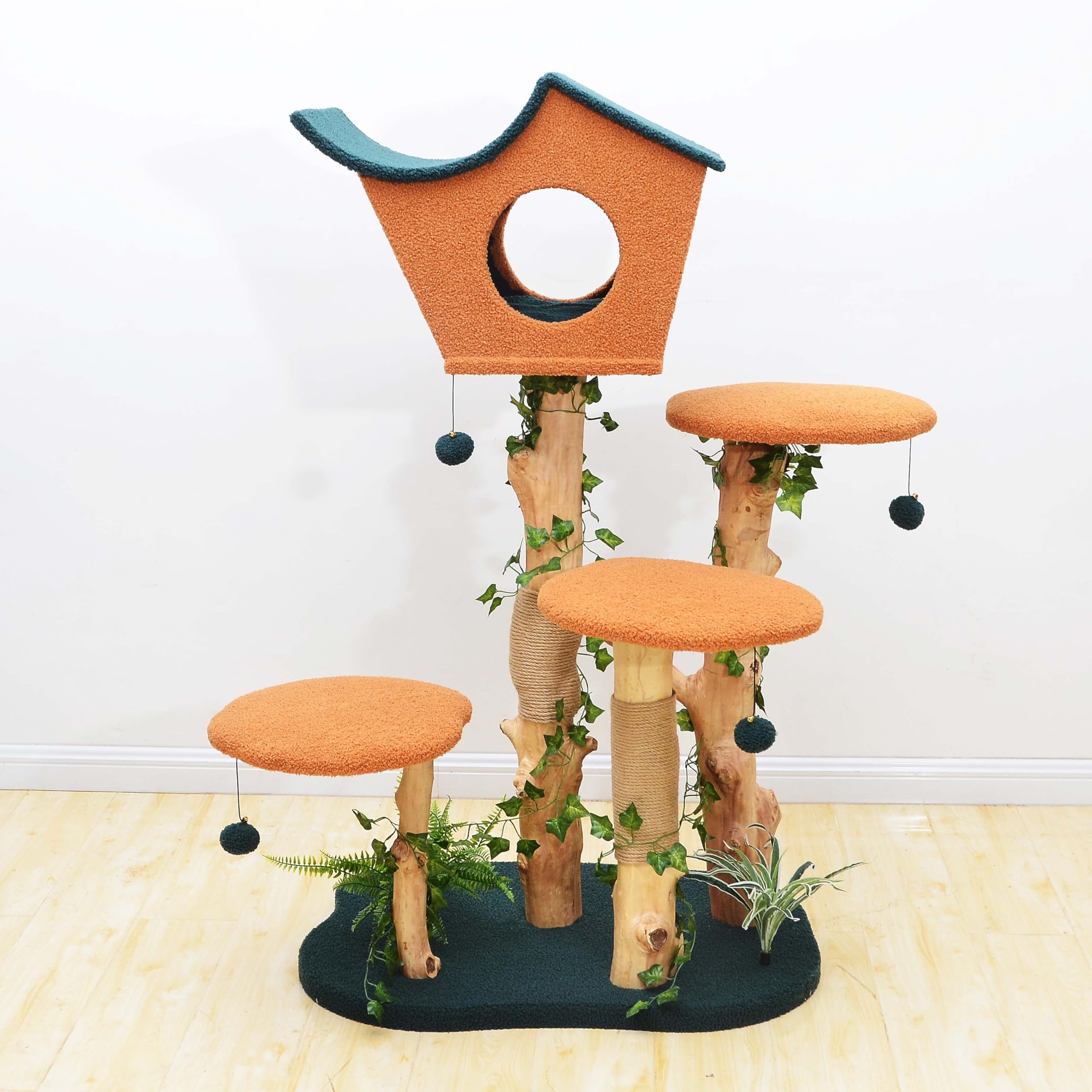 Fudajo Albero Tiragraffi 135 cm Taglia M Effetto Pianta