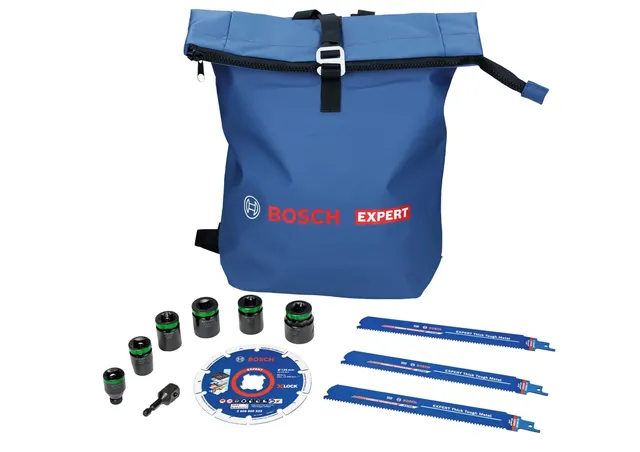 Bosch Expert kit demolizione installazione + zaino utensili