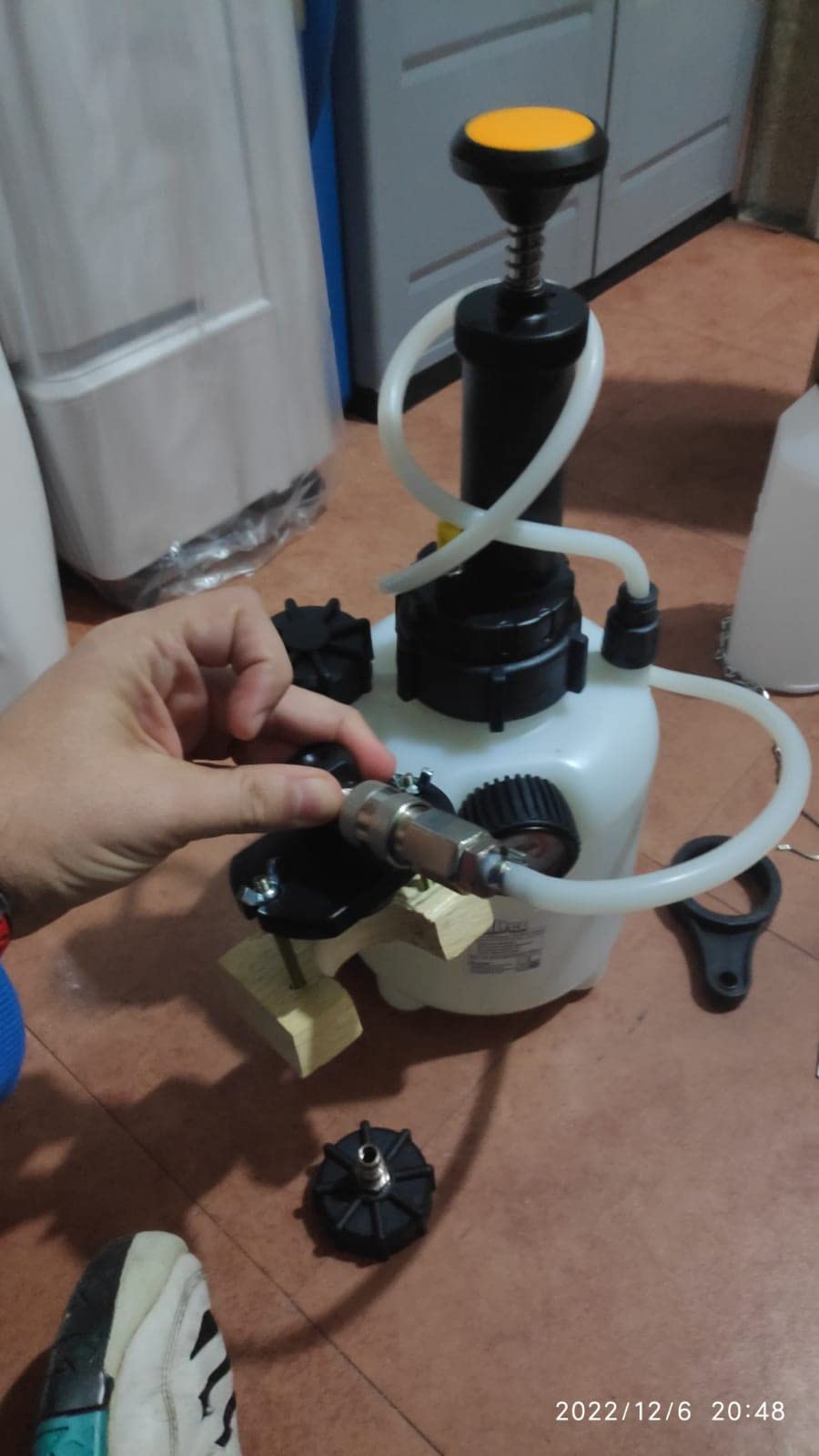 Wiltec Spurgafreni Pneumatico 3L Aspirazione 1L