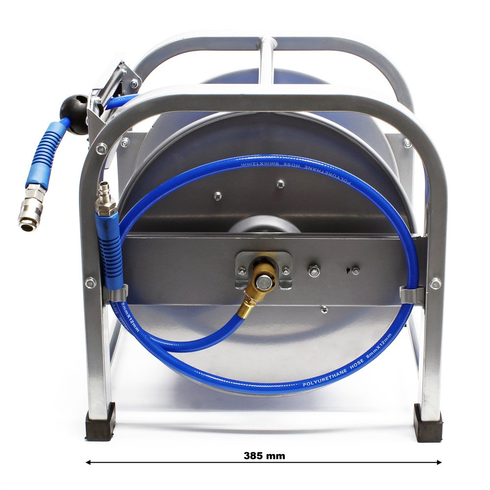 Wiltec Avvolgitubo Automatico 30 m tubo aria 12 bar