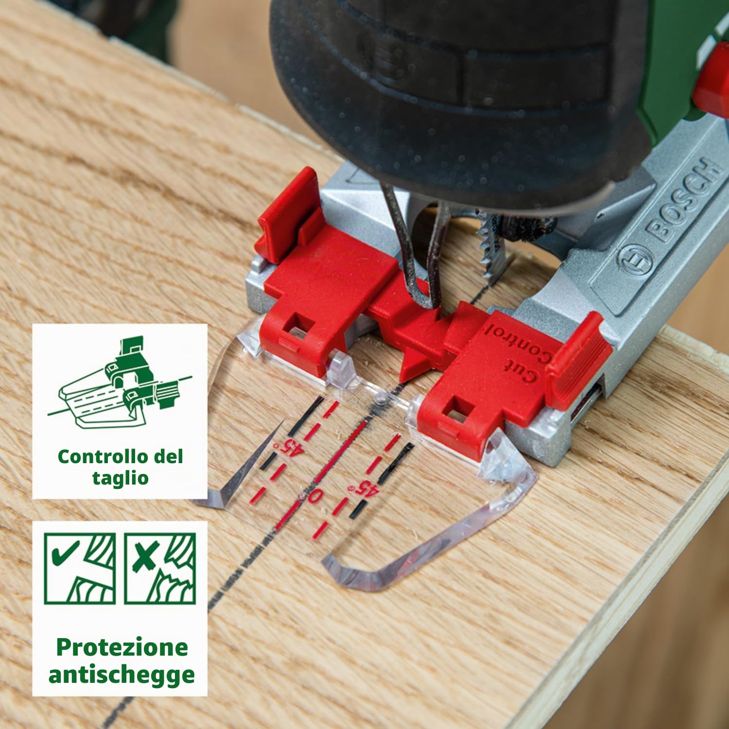 Bosch AdvancedSaw 18V-140 Seghetto Alternativo Senza Batteria