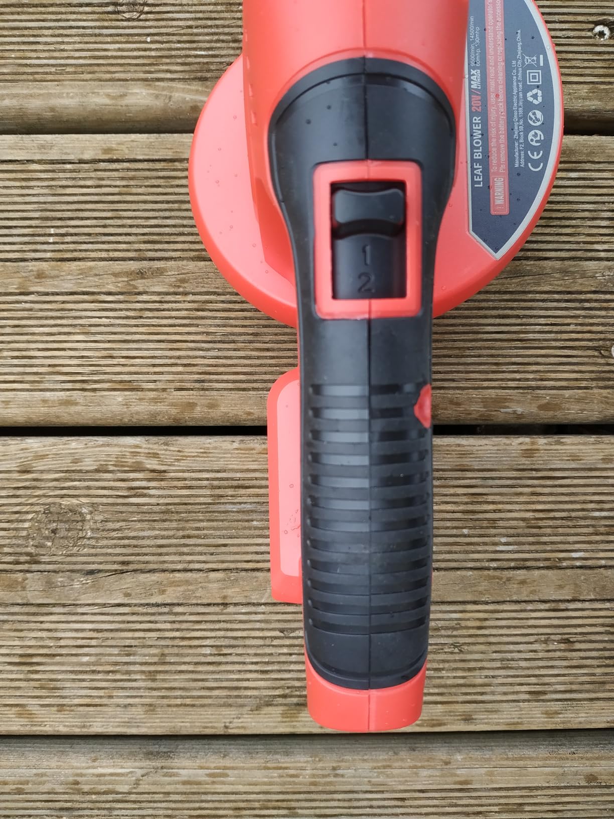Weytoll Soffiatore foglie 20V 2.0Ah 2 velocita