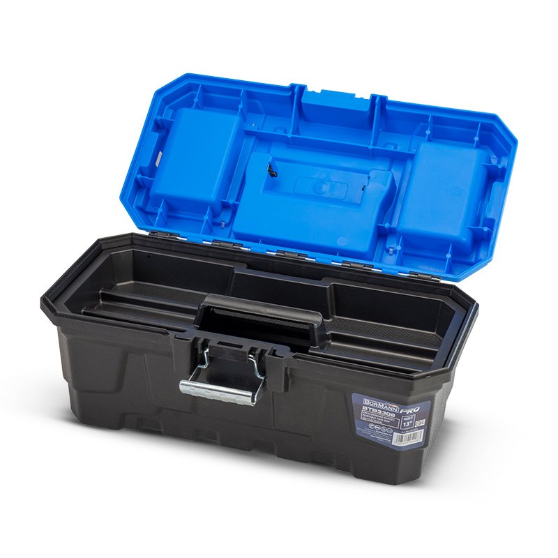 Bormann Pro Wolf cassetta attrezzi 33 cm con vano superiore