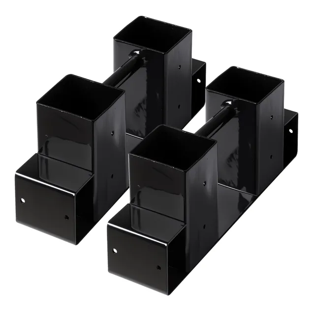 Wiltec Set 2 supporti catasta legna acciaio
