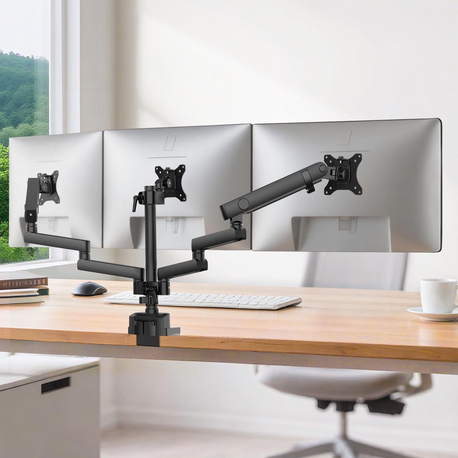 Wiltec Supporto 3 Monitor 17-27" VESA 9 kg