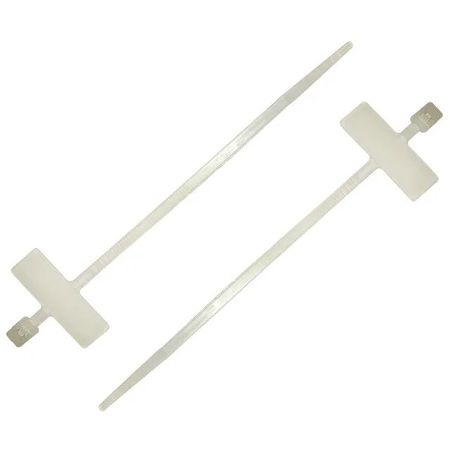 Bormann fascette cavo targhetta 2,5x100mm bianche 100pz
