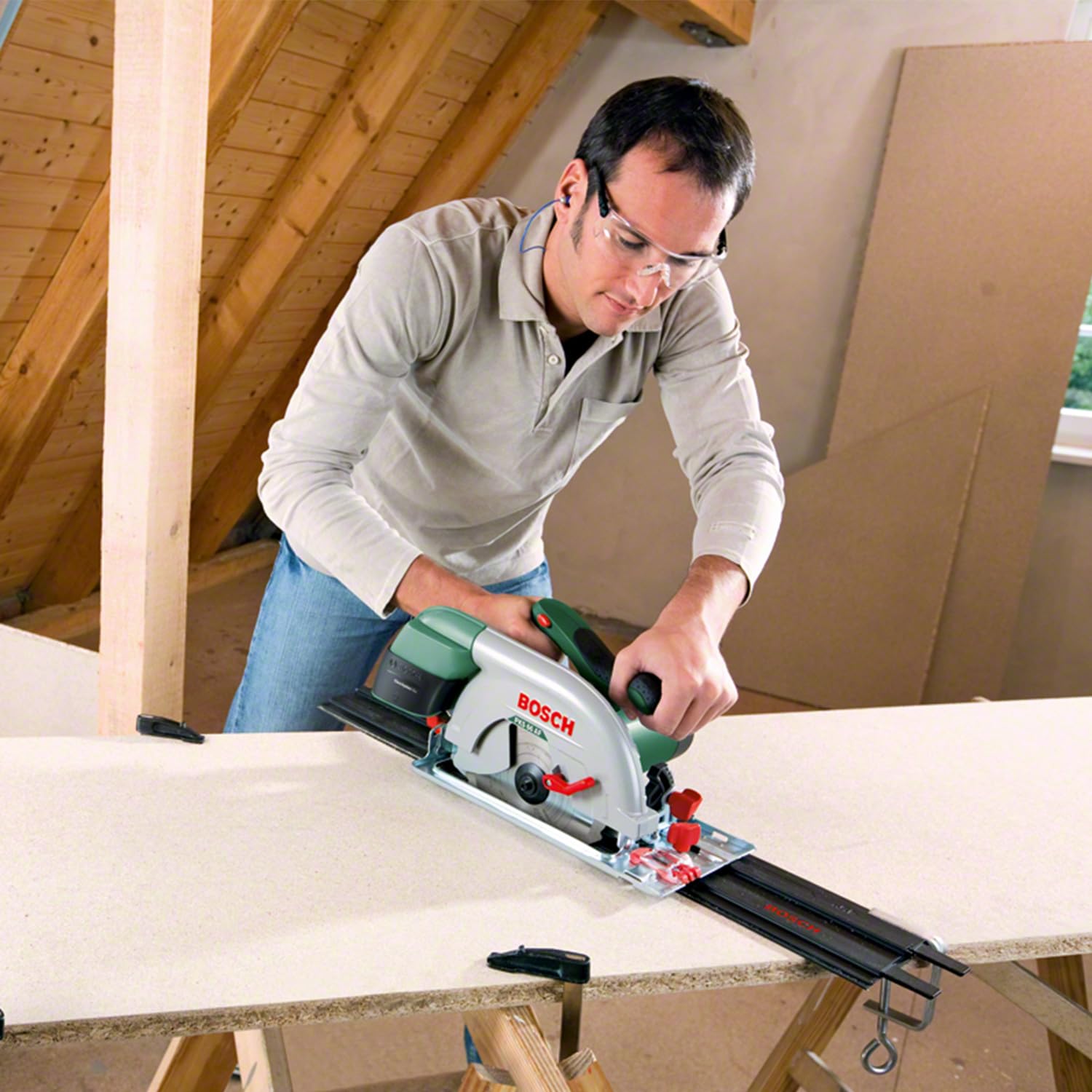 Bosch PKS 66 AF Sega Circolare 190mm con Guida