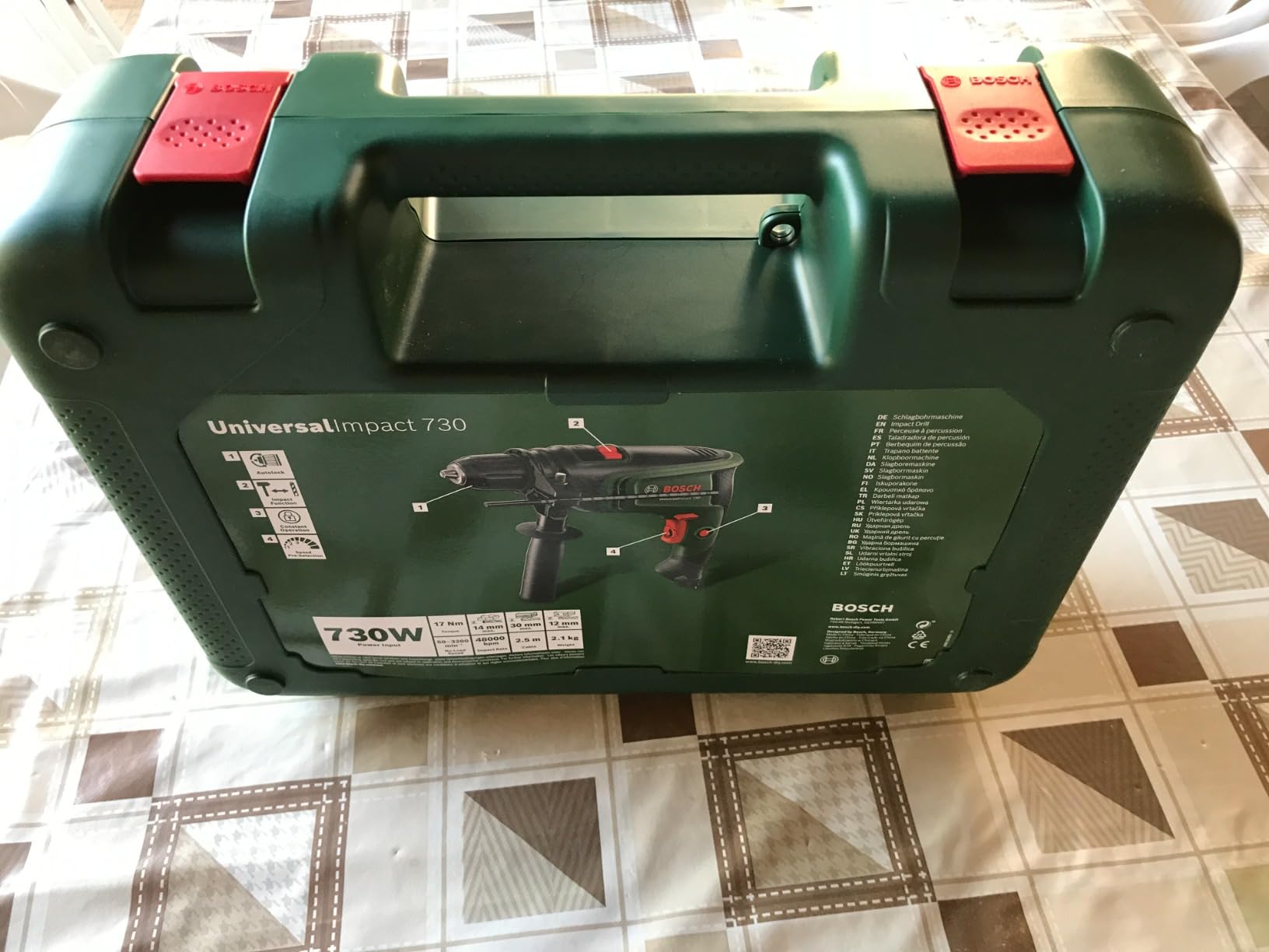 Bosch UniversalImpact 730 trapano battente valigetta