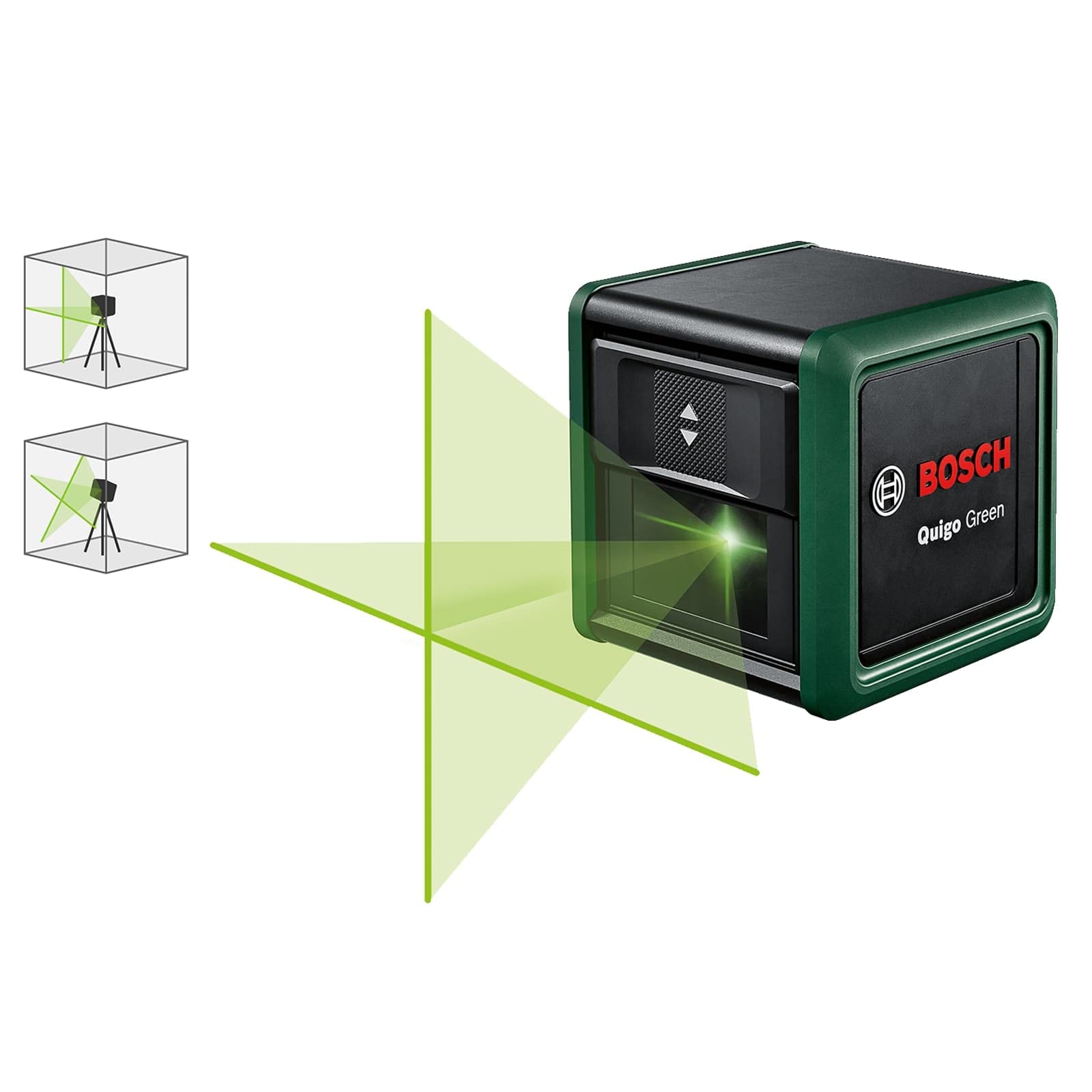 Bosch Quigo Green Livella Laser con treppiede