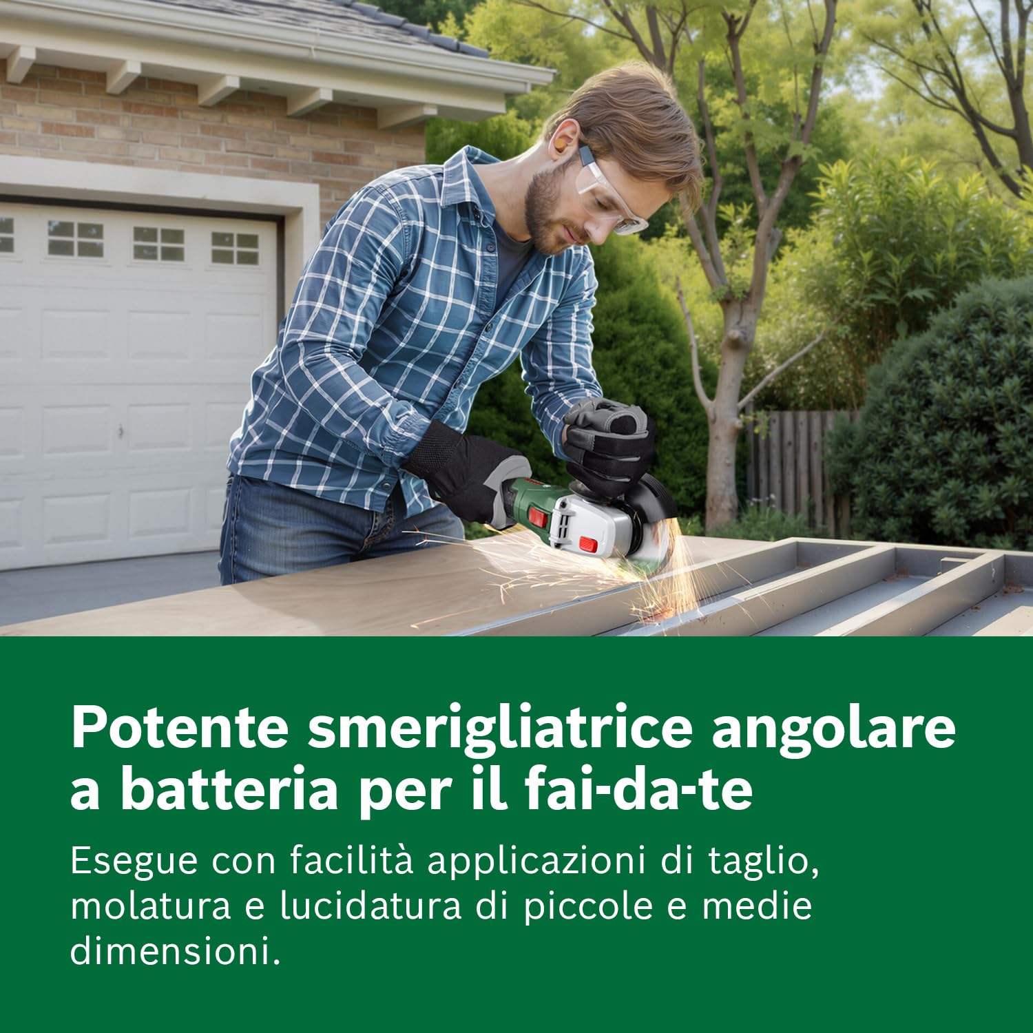 Bosch PWS 18V-70 Smerigliatrice angolare 115 mm solo corpo