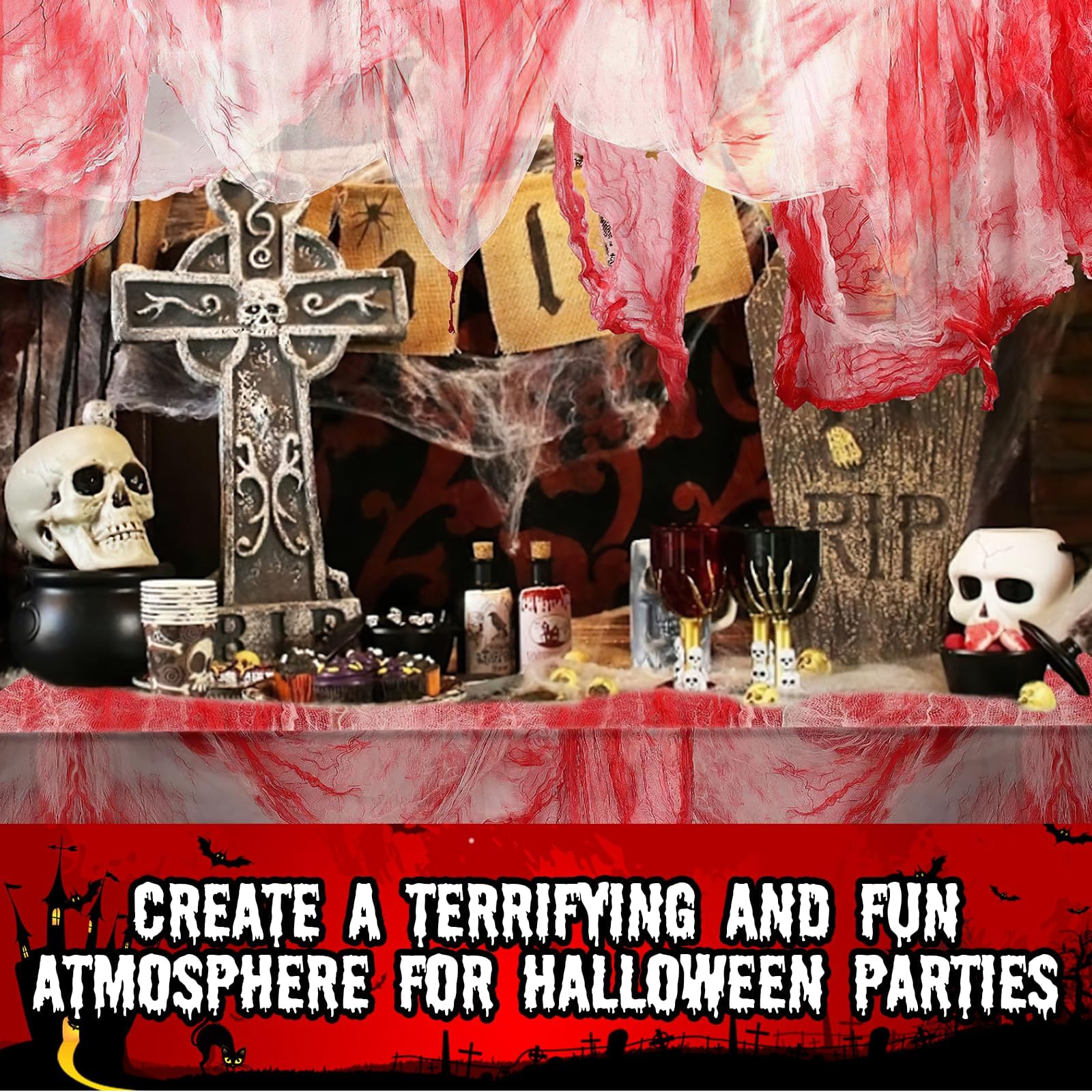 Wzone Telo Halloween Garza Insanguinata 215x500 cm XXL