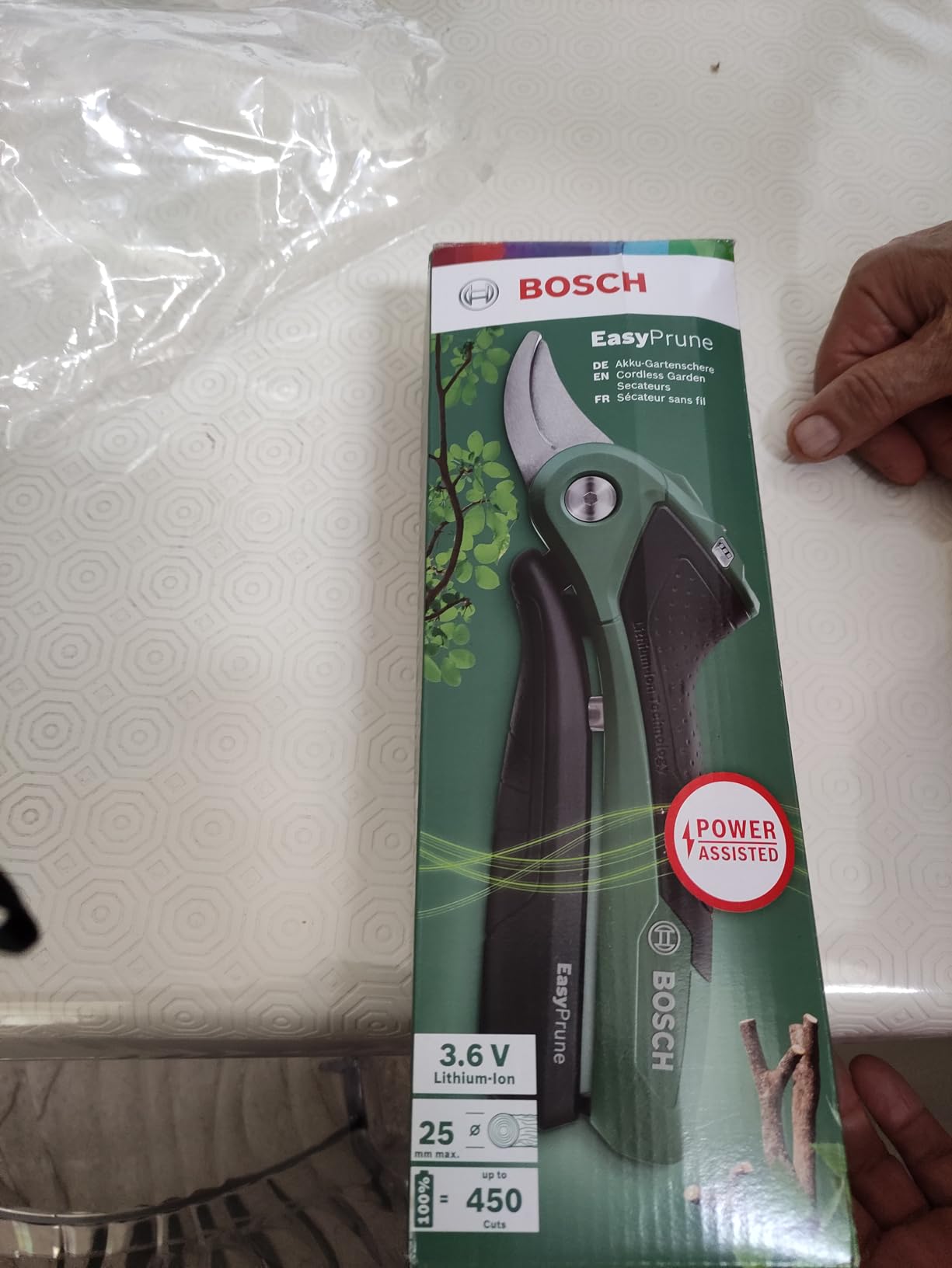 Bosch EasyPrune cesoie potatura a batteria taglio 25 mm