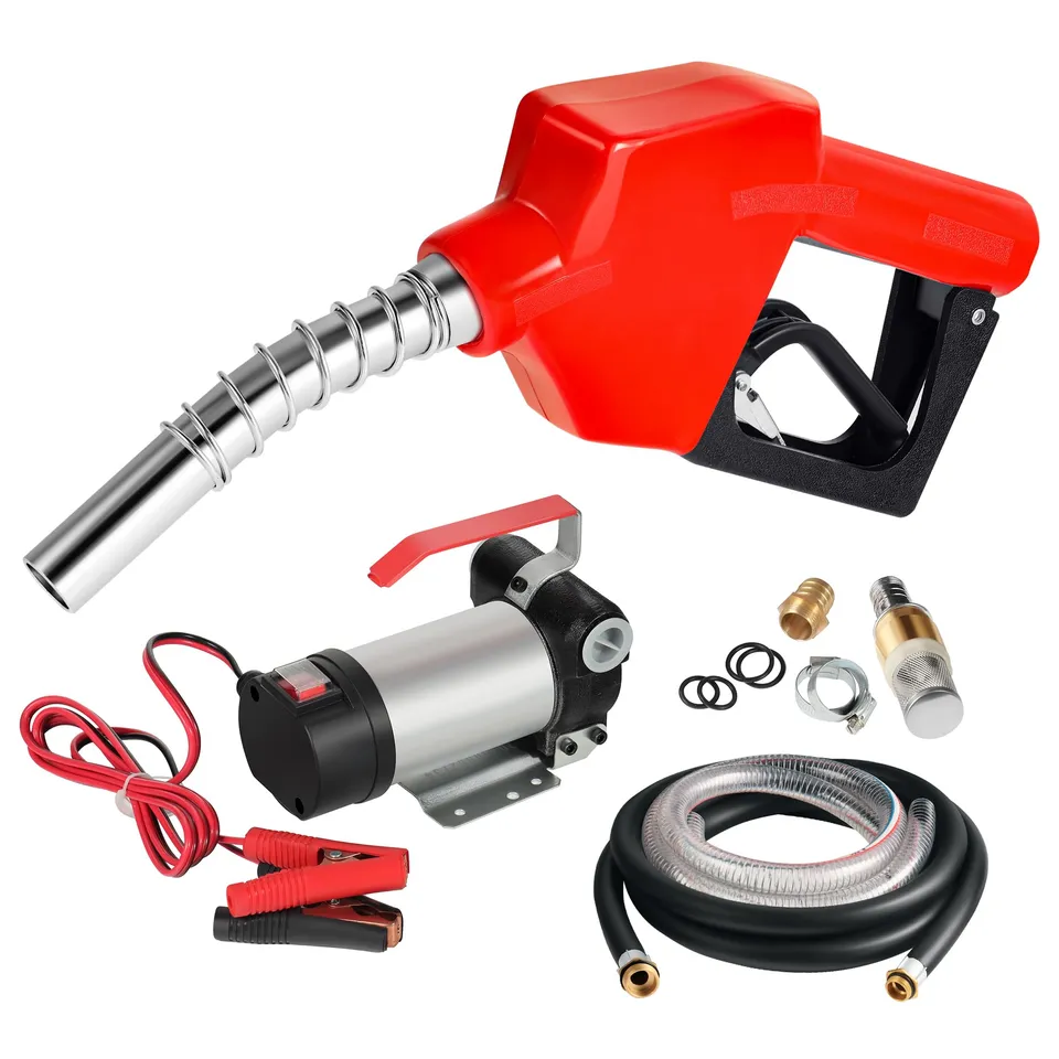 Wiltec pompa travaso gasolio 12V 40 l/min con pistola
