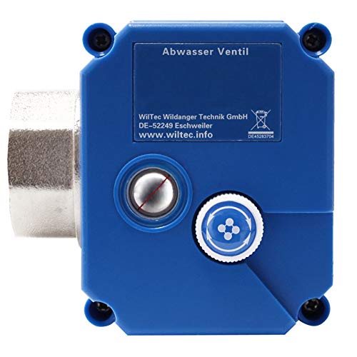 Wiltec Valvola Sfera Camper 12V 25 mm Sblocco Emergenza