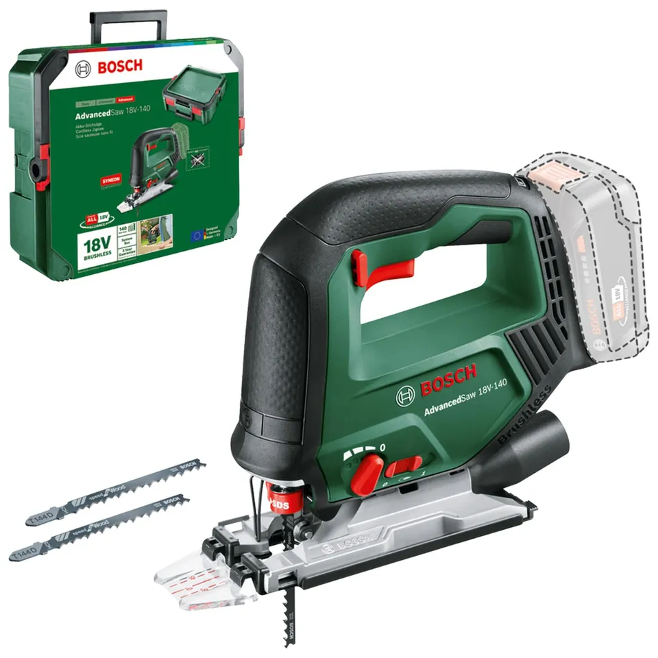 Bosch AdvancedSaw 18V-140 Seghetto Alternativo Senza Batteria