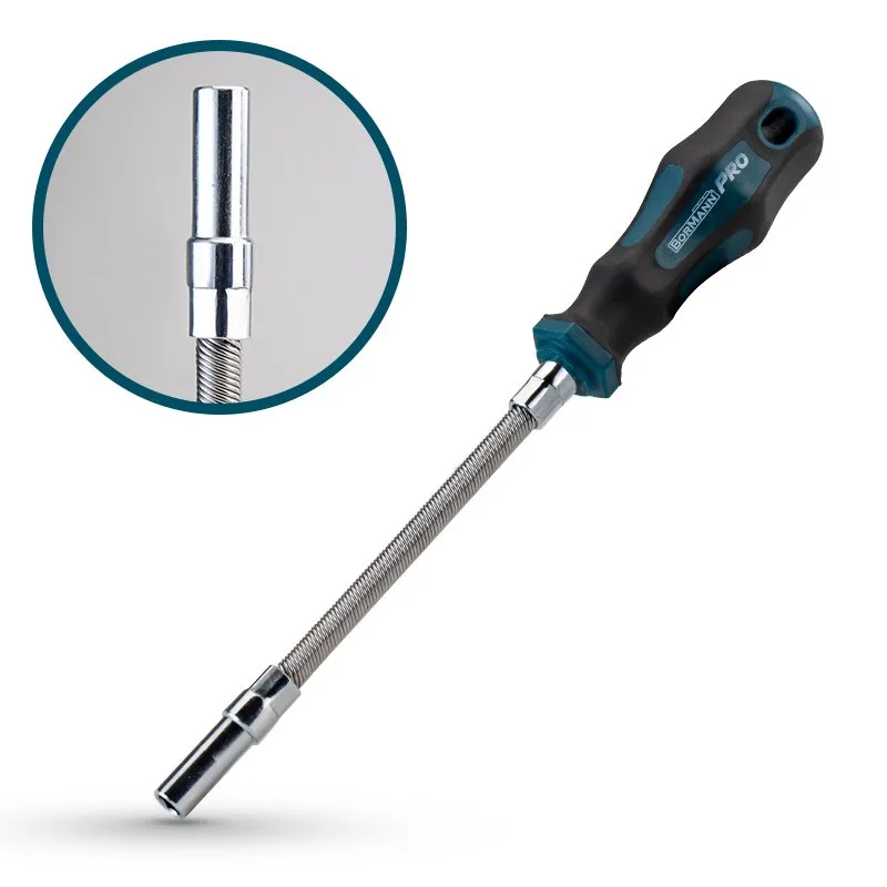 Bormann Adattatore flessibile portainserti 1/4" CrV