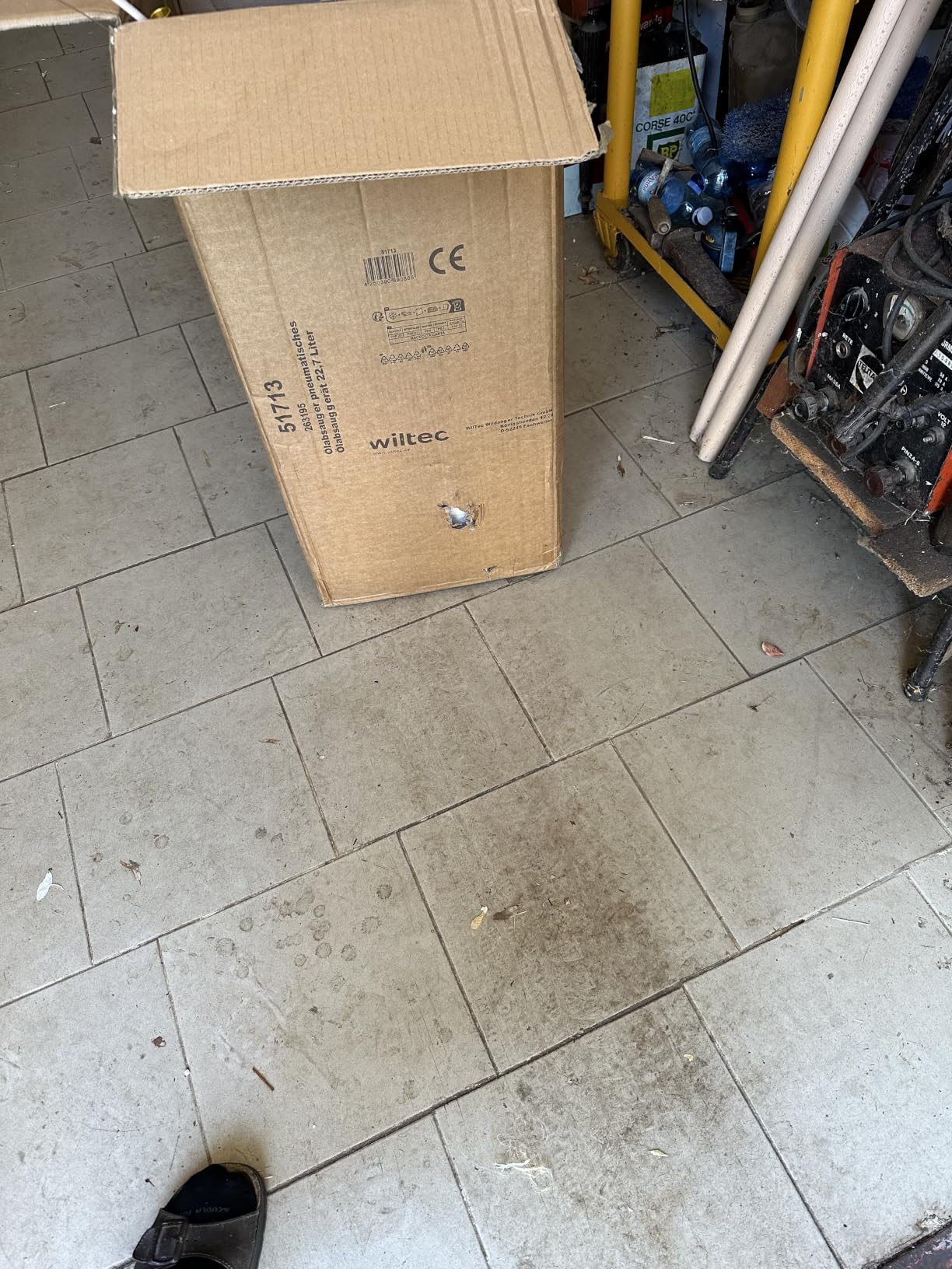 Wiltec aspiratore olio pneumatico 22,7 litri