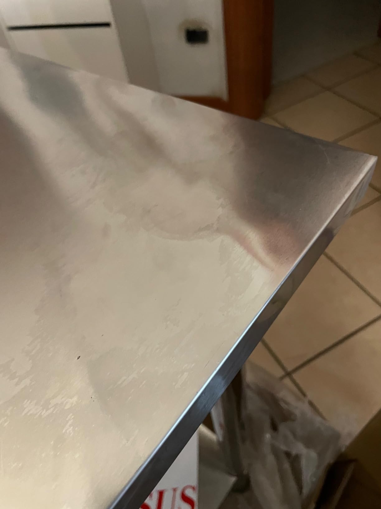 Wiltec Tavolo da Lavoro Inox 120x60x85 cm senza alzata 250 kg