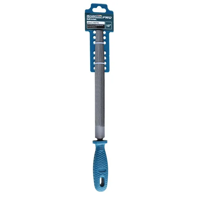 Bormann lima mezzotonda 10" acciaio per ferro legno
