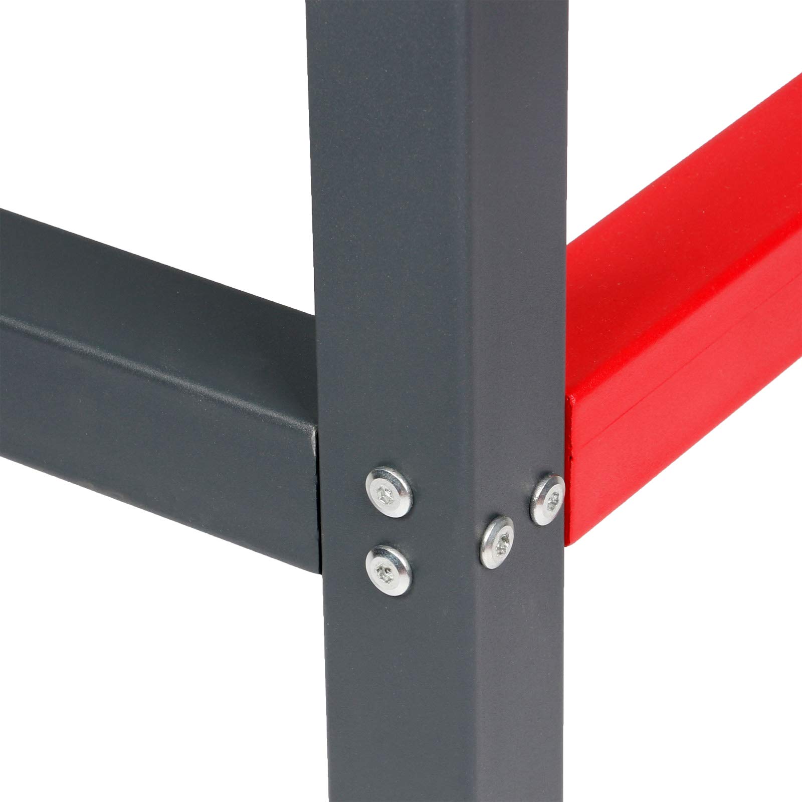 Wiltec Telaio banco lavoro acciaio 125x57x81 cm antracite