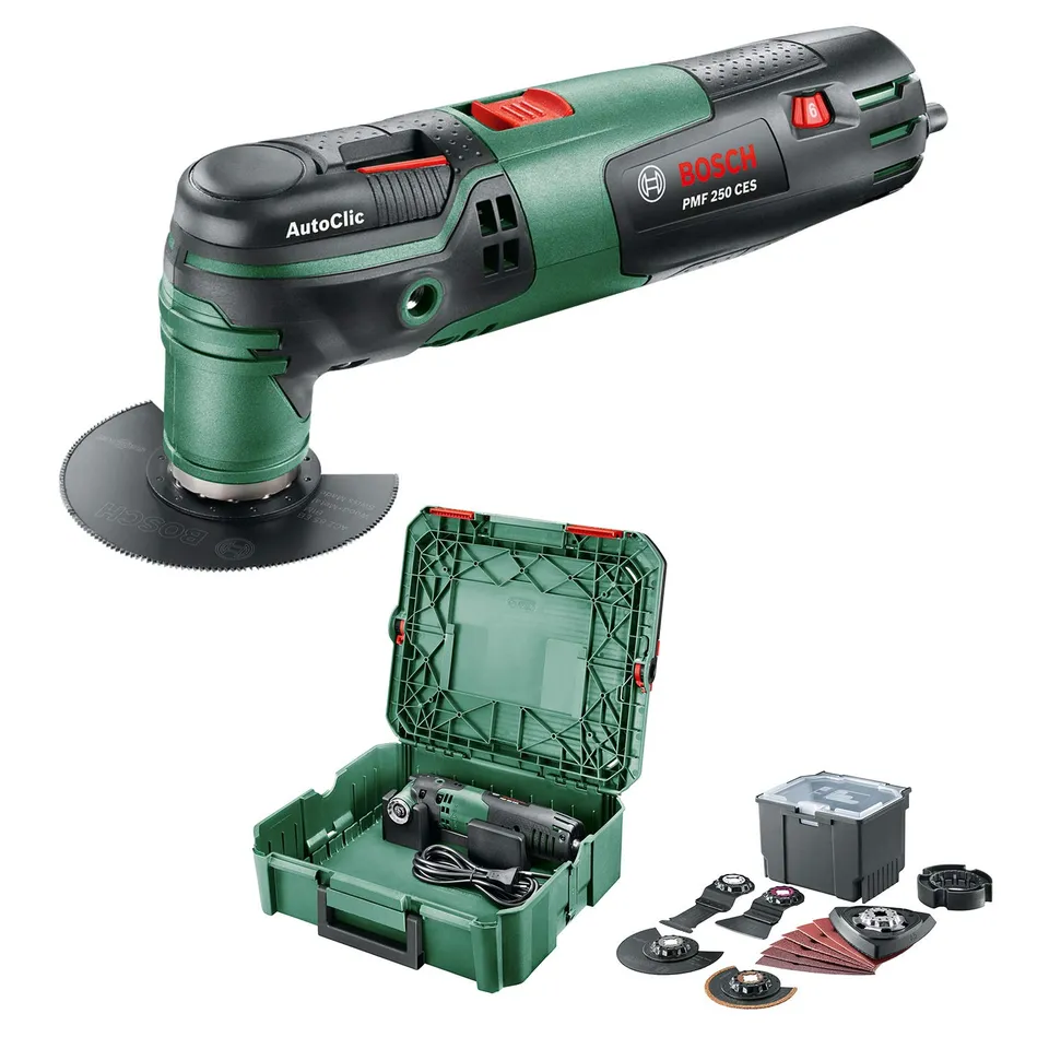 Bosch PMF 250 CES multiutensile 250W set universale SystemBox S
