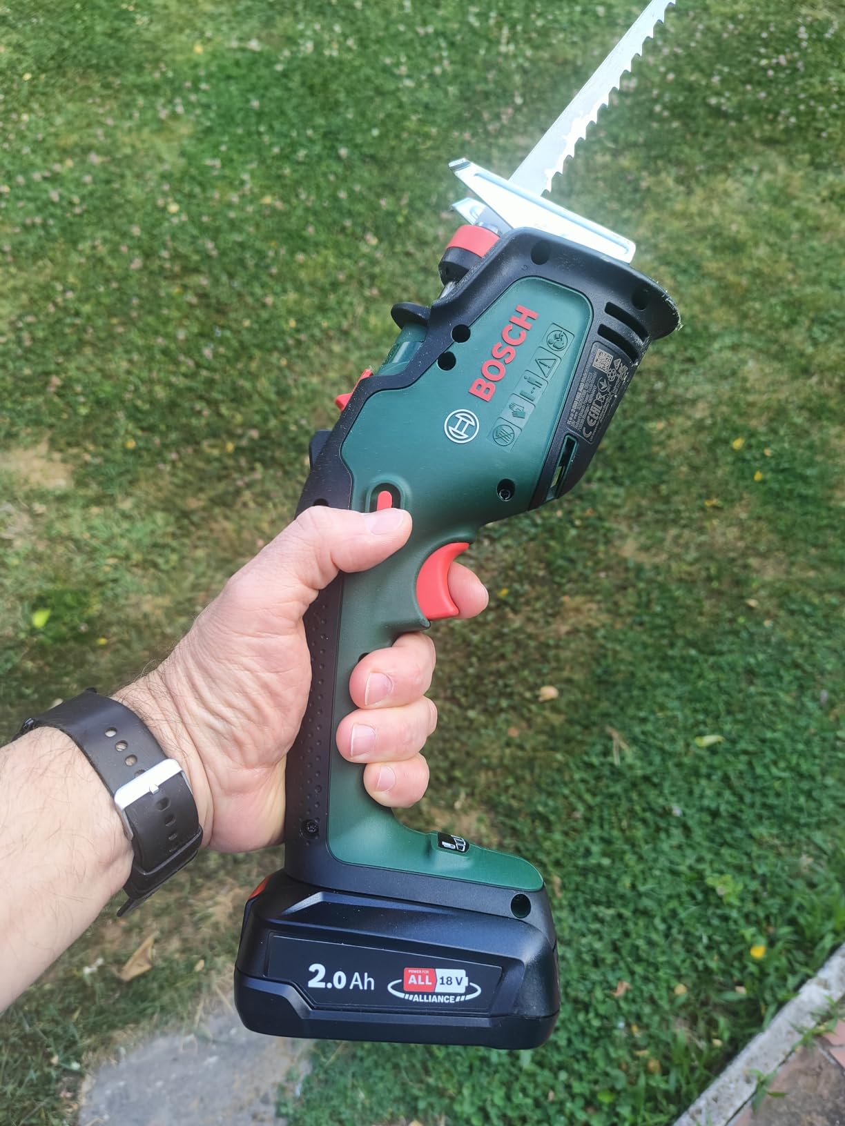 Bosch Keo Sega da Giardino 18V 80 mm con Batteria 2,0 Ah
