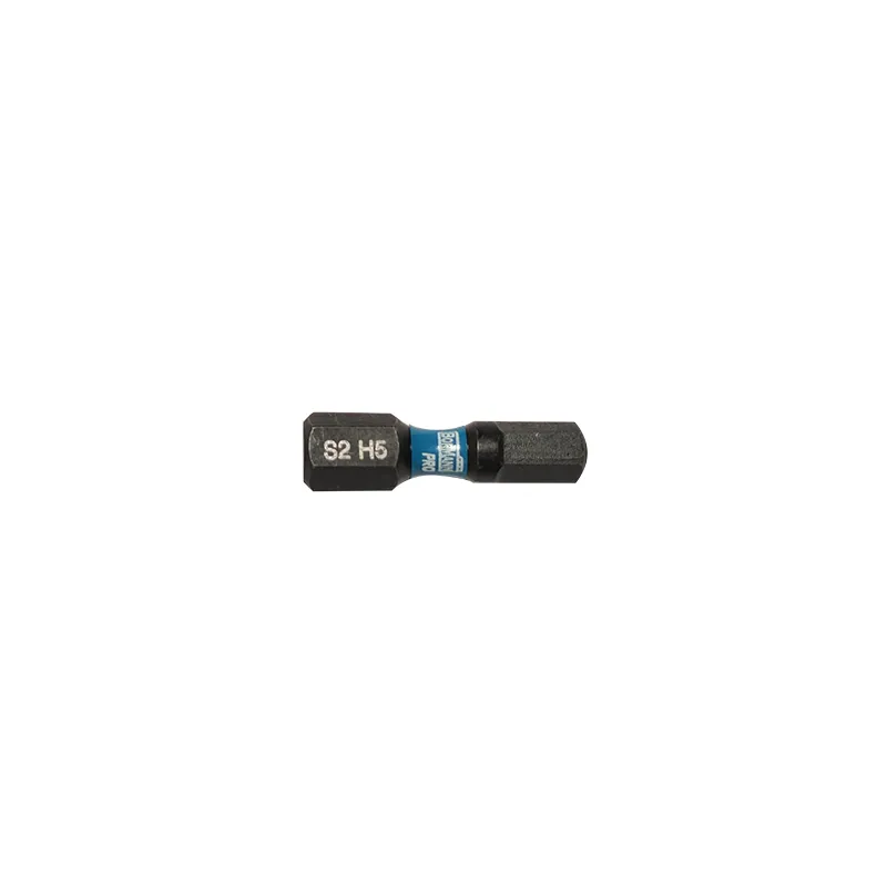 Bormann X-Pro bit esagonali H5 25mm S2 2 pezzi impatto