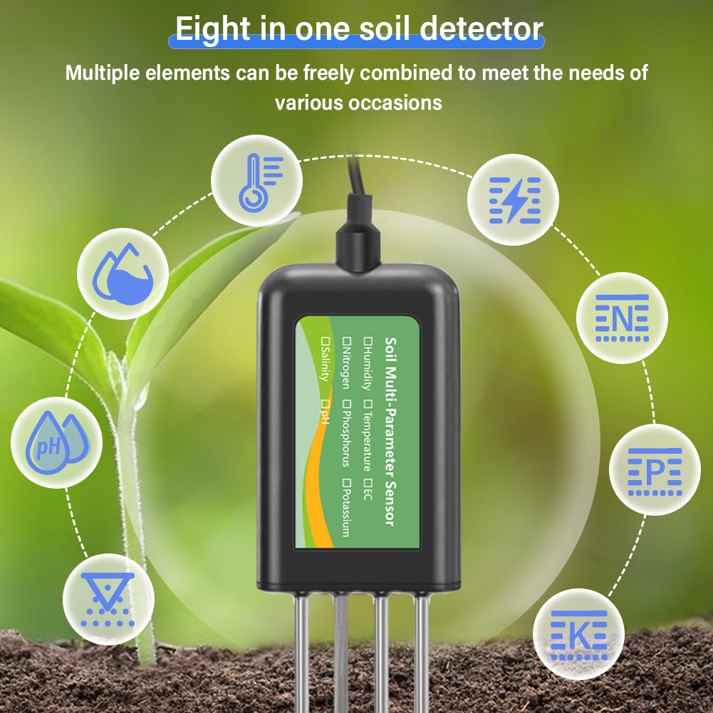 Tilswall Tester Terreno NPK 8-in-1 IP68 con App