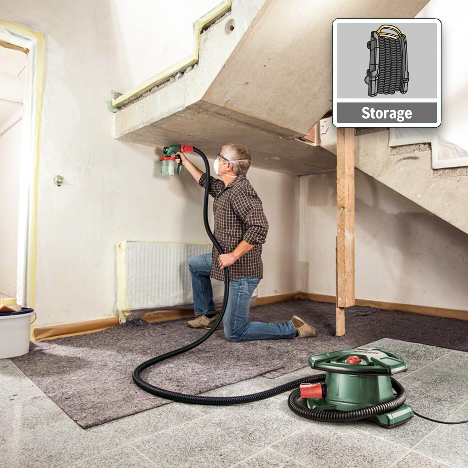 Bosch PFS 5000 E pistola verniciatura a spruzzo 1200 W