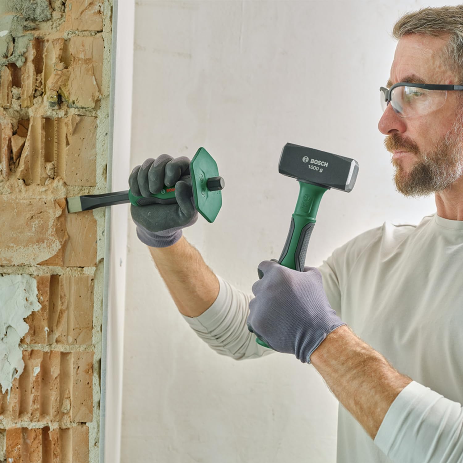 Bosch Scalpello piatto pietra 22x250 mm Softgrip