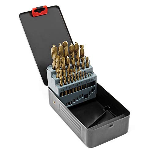 Wiltec HSS set 25 punte elicoidali 1-13 mm per metallo