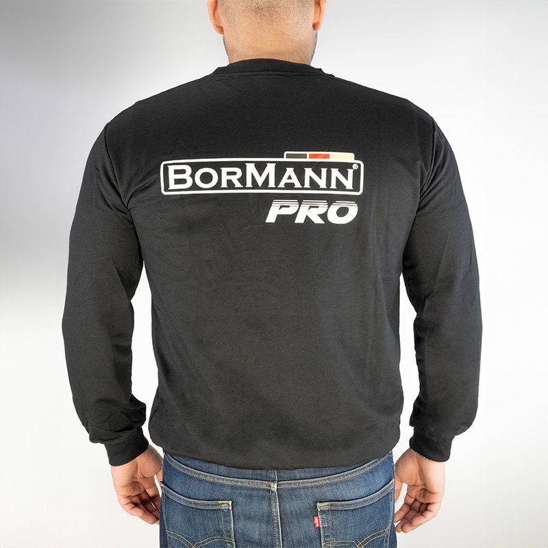 Bormann Camicia Lavoro Manica Lunga Nera M 300 g/m²