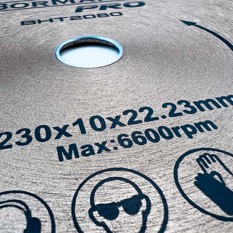 Bormann disco diamantato turbo 230mm per cemento granito