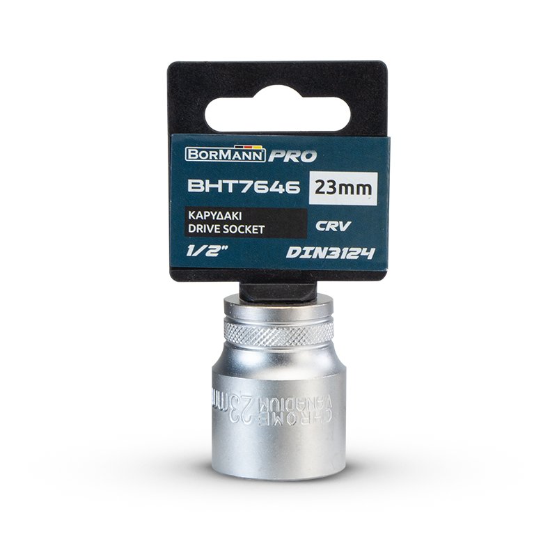 Bormann bussola 1/2" 23mm acciaio cricchetto