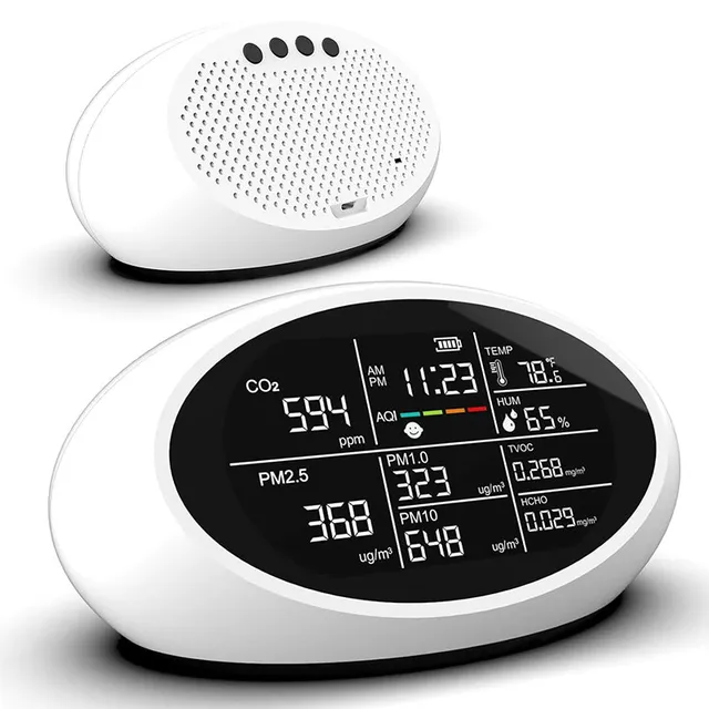 Tilswall Monitor Qualità Aria Interni 10-in-1 CO2